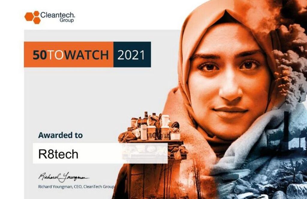Huge success – R8 has been selected @Cleantech Group 2021 #50toWatch list!