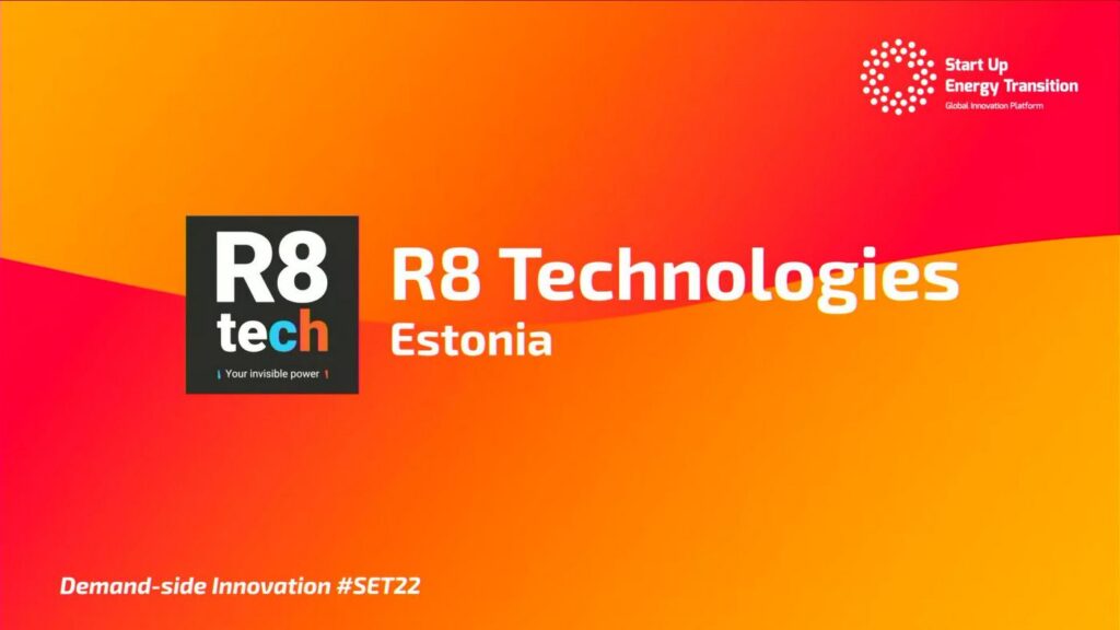 R8 Technologies  was selected as one of the 3 best growing companies in the field of technology by Start Up Energy Transition!