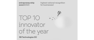 R8 Technologies Top 10 Innovator of the year Award
